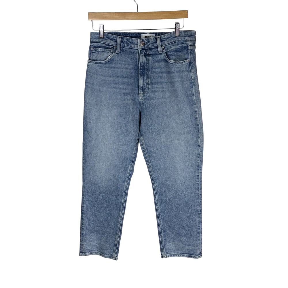 Paige Billy Crop High Rise Light Wash Jeans Size 30